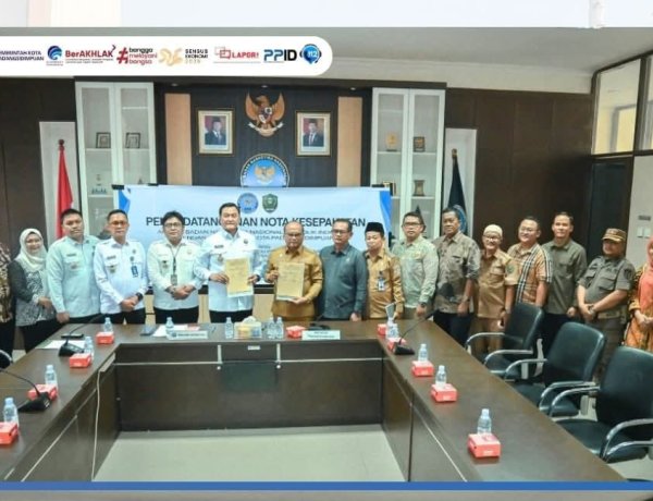 Komitmen Berantas Narkoba, Wali Kota Padangsidimpuan Tandatangani Nota Kesepakatan unit pelayanan terpadu P4GN.