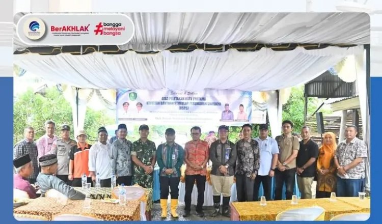 Peletakan Batu Pertama BSPS di Batang Bahal, Bukti Komitmen Pemko Padangsidimpuan Tingkatkan Kesejahteraan Warg