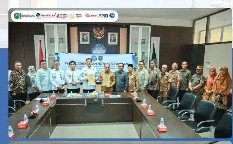 Komitmen Berantas Narkoba, Wali Kota Padangsidimpuan Tandatangani Nota Kesepakatan unit pelayanan terpadu P4GN.
