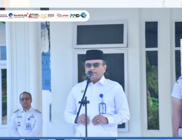 Wali Kota Padangsidimpuan Tekankan Integritas, Disiplin, dan Sinergi ASN pada Apel Gabungan