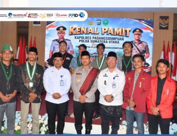 Kenal Pamit Kapolres, Wali Kota Padangsidimpuan Tegaskan Komitmen Perkuat Sinergi Forkopimda