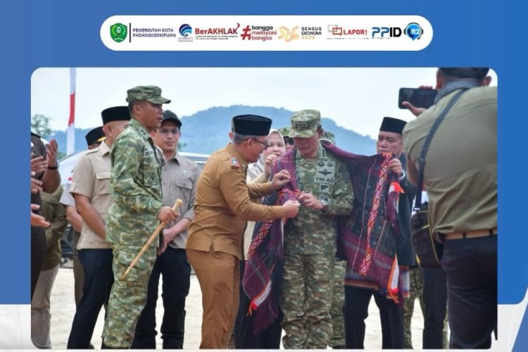 Kasum TNI Hadiri Groundbreaking Hunian Tetap Pascabencana di Kota Padangsidimpuan