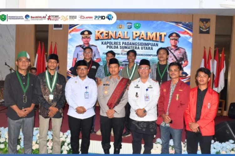 Kenal Pamit Kapolres, Wali Kota Padangsidimpuan Tegaskan Komitmen Perkuat Sinergi Forkopimda