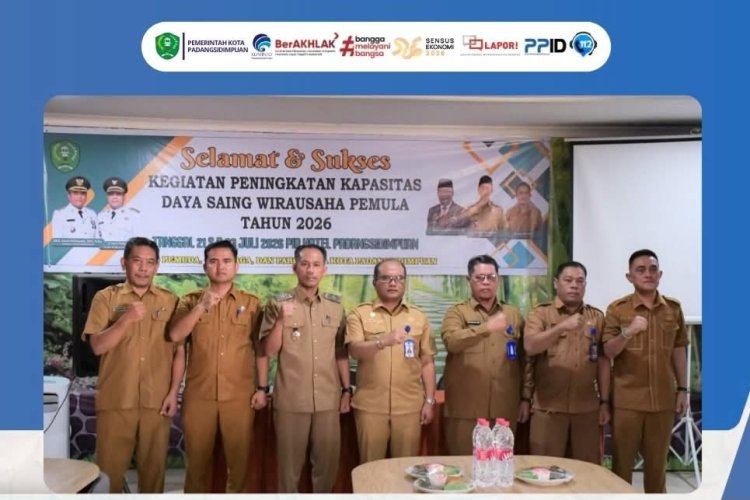 Wali Kota Padangsidimpuan Buka Peningkatan Kapasitas Daya Saing Wirausaha Pemula 2026