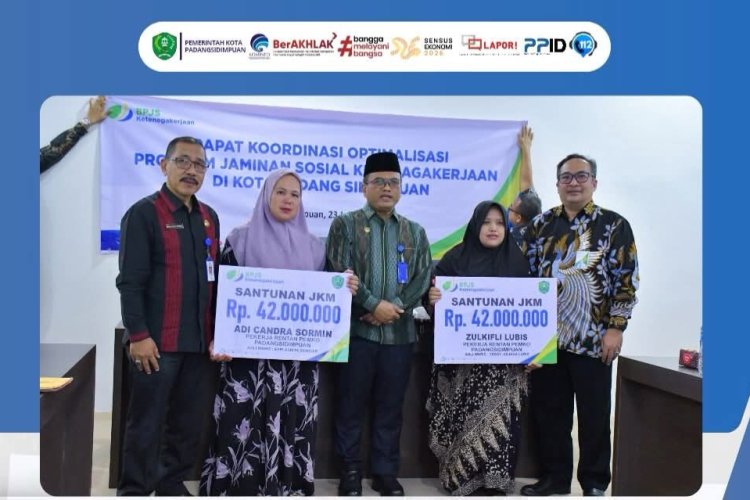 Pemko Padangsidimpuan Berkolaborasi dengan BPJS Ketenagakerjaan Optimalkan Perlindungan Pekerja