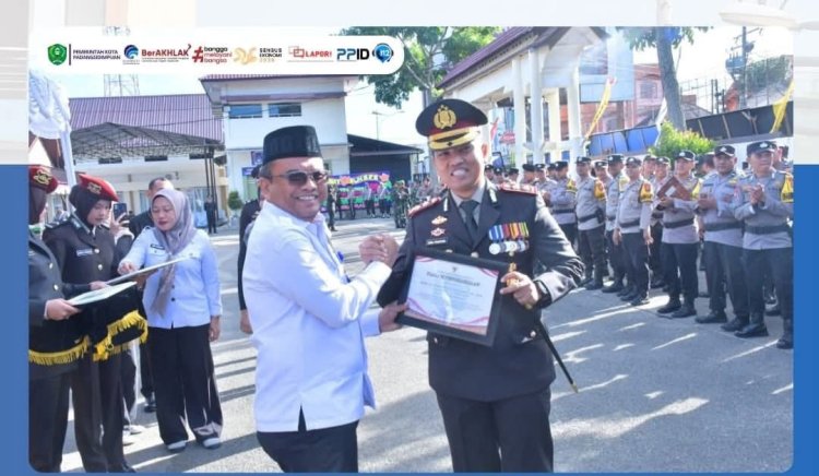 Wali Kota Padangsidimpuan Hadiri Upacara Peringatan HUT Bhayangkara ke-80 Tahun 2026