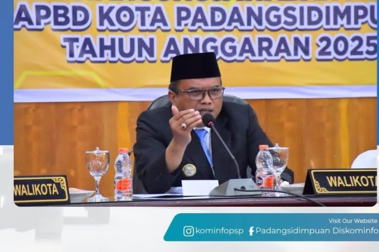 Wali Kota Padangsidimpuan Tegaskan Komitmen Perkuat PAD, Benahi Layanan Publik, dan Tata Infrastruktur