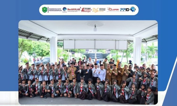Wali Kota Padangsidimpuan Lepas Kontingen Pramuka Menuju Jambore Daerah Sumatera Utara 2026   