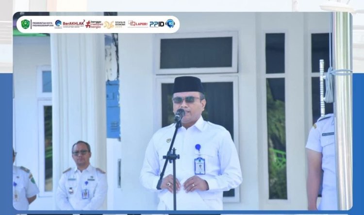 Wali Kota Padangsidimpuan Tekankan Integritas, Disiplin, dan Sinergi ASN pada Apel Gabungan