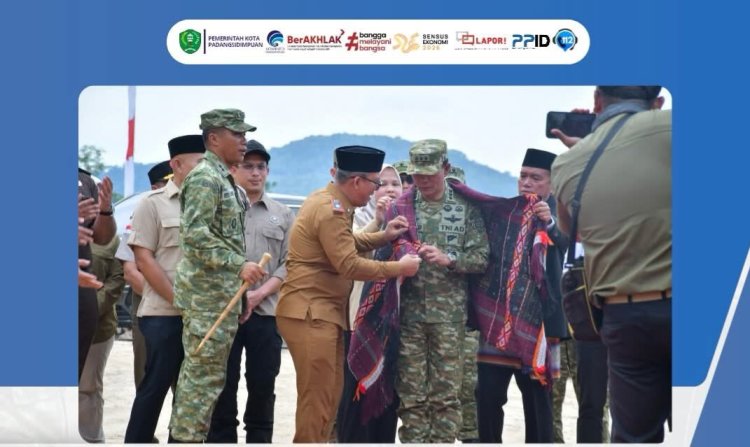 Kasum TNI Hadiri Groundbreaking Hunian Tetap Pascabencana di Kota Padangsidimpuan