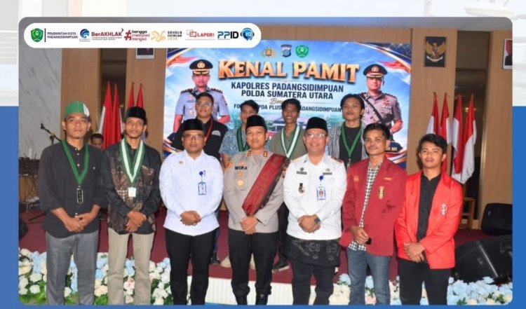 Kenal Pamit Kapolres, Wali Kota Padangsidimpuan Tegaskan Komitmen Perkuat Sinergi Forkopimda