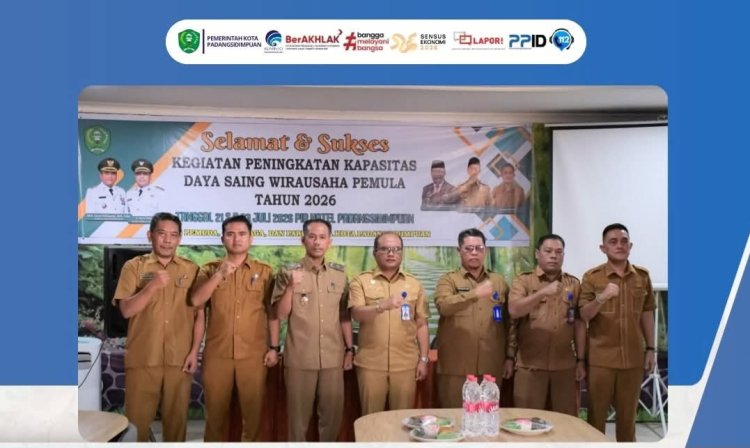 Wali Kota Padangsidimpuan Buka Peningkatan Kapasitas Daya Saing Wirausaha Pemula 2026