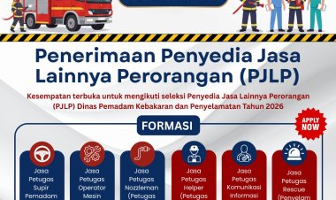 PENGUMUMAN PENERIMAAN PJLP DINAS DAMKAR 2026