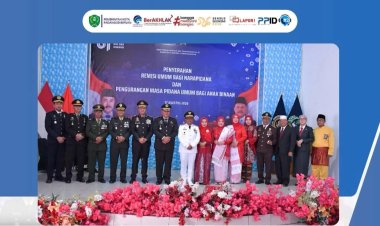 Wali Kota Hadiri Penyerahan Remisi Umum HUT ke-81 Kemerdekaan RI di Lapas Padangsidimpuan