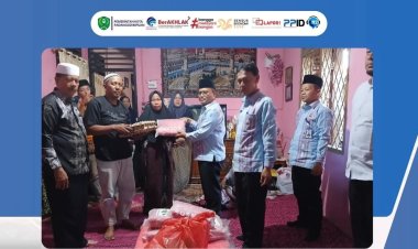WALI KOTA PADANGSIDIMPUAN SERAHKAN SANTUNAN KEPADA KELUARGA KORBAN KEBAKARAN DI TANO BATO