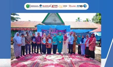 TP PKK Provinsi Sumatera Utara Evaluasi Desa Binaan IVA Test di Angkola Julu 