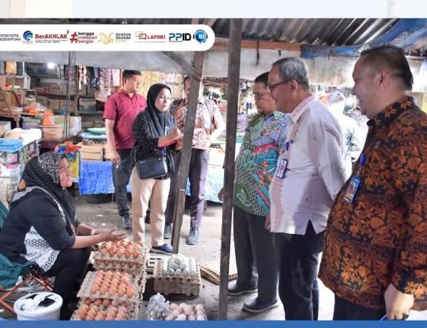 Pemerintah Kota Padangsidimpuan Perkuat Pengendalian Inflasi melalui Sidak Pasar