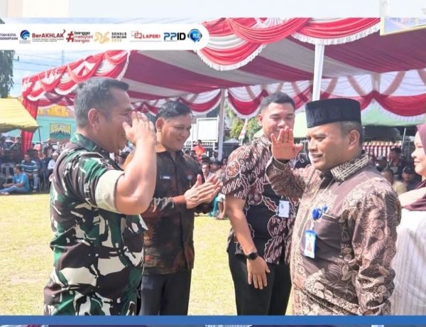 Jumat Berkah di Makodim 0212/TS, Wali Kota Apresiasi Kepedulian TNI kepada Masyarakat