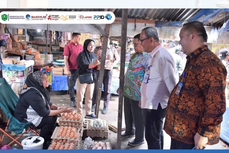 Pemerintah Kota Padangsidimpuan Perkuat Pengendalian Inflasi melalui Sidak Pasar