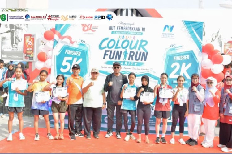 Colour Fun Run Charity Padangsidimpuan, Olahraga Sambil Tebarkan Kebaikan