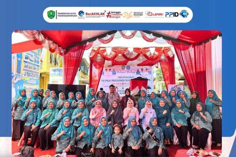 Tim PKK Provsu Evaluasi Pelaksanaan PAAR di Kecamatan Padangsidimpuan Batunadua