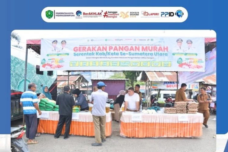 GPM Serentak Digelar Se-Sumut, Pemko Padangsidimpuan Pastikan Pangan Terjangkau dan Pasokan Tersedia     