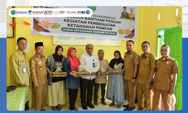 Pemko Padangsidimpuan Salurkan Bantuan Kacang Hijau dan Telur bagi Terdampak Banjir dan Longsor