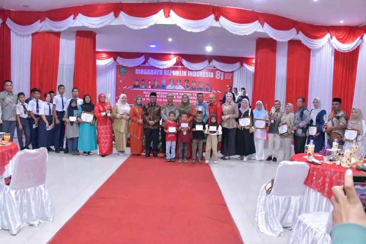 Malam Ramah Tamah HUT ke-81 RI, Wali Kota Apresiasi Perintis Kemerdekaan dan Paskibraka 
