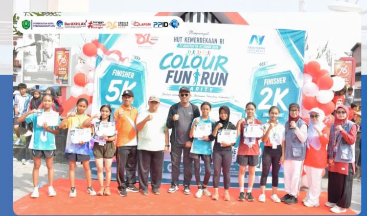 Colour Fun Run Charity Padangsidimpuan, Olahraga Sambil Tebarkan Kebaikan