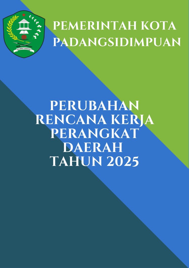 Perubahan Rencana Kerja Perangkat Daerah Tahun 2025