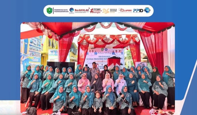Tim PKK Provsu Evaluasi Pelaksanaan PAAR di Kecamatan Padangsidimpuan Batunadua