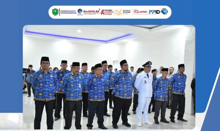 Wali Kota Padangsidimpuan Lantik Sejumlah Pejabat, Tekankan Profesionalisme dan Orientasi Pelayanan