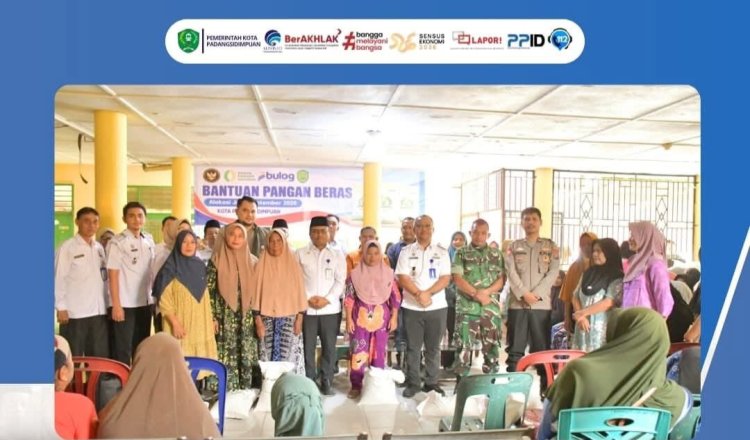 Pemko Pastikan Bantuan Pangan Beras Tepat Sasaran dan Mudah Diakses Masyarakat
