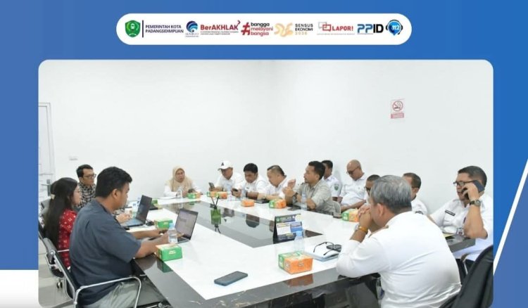 Pemko Padangsidimpuan Koordinasi Dengan PMK Untuk Monitoring dan Evaluasi Rehabilitasi Serta Rekonstruksi Pascabencana 