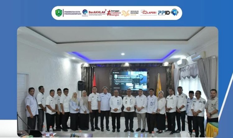 Transformasi Tata Kelola Pemerintahan, Pemko Padangsidimpuan Bangun Command Center
