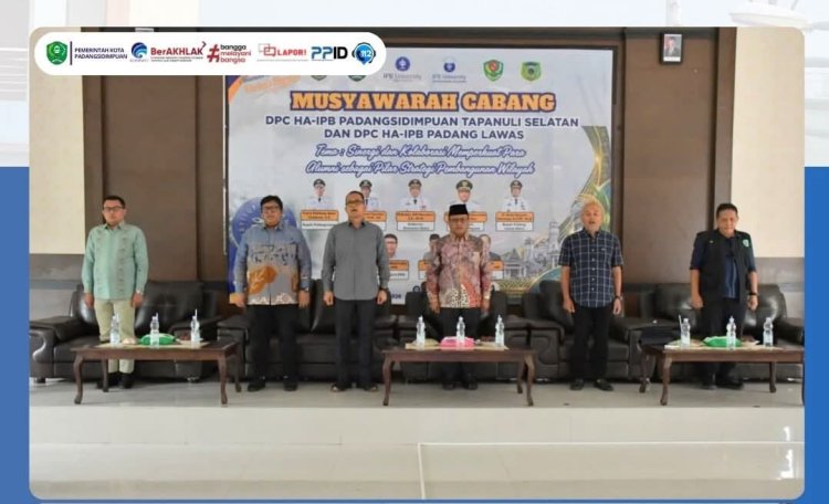 Wali Kota Padangsidimpuan Ajak Alumni IPB Bersinergi Perkuat Pembangunan Daerah