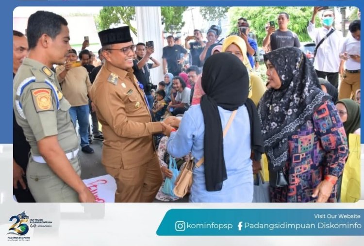 Wali Kota Padangsidimpuan Terima Aspirasi Masyarakat, Minta Verifikasi Ulang Data Penerima Huntap