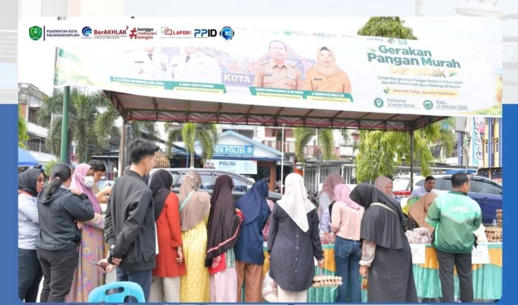 Padangsidimpuan Gelar Gerakan Pangan Murah, Jaga Stabilitas Harga dan Daya Beli Masyarakat