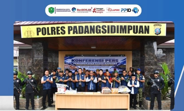 Pemko Padangsidimpuan, Kepolisian dan Masyarakat Deklarasikan Perang terhadap Narkoba